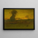 Auringonlaskun jälkeen Montclairissa, New Jersey - George Inness — kehystetty taideteos seinällä