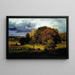 Chênes d'automne - George Inness — kehystetty taideteos seinällä
