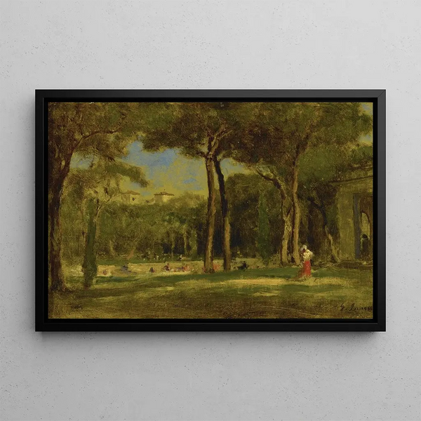 Villa Barberini - George Inness — kehystetty taideteos seinällä