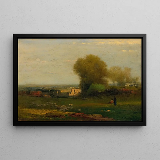 George Inness - By The Old Aqueduct Campagna Italy.webp