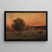Lehmät pellolla - George Inness — kehystetty taideteos seinällä