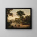 La Traversée du gué - George Inness — kehystetty taideteos seinällä