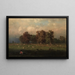 Durhamin maalaus, Connecticut - George Inness — kehystetty taideteos seinällä