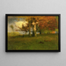 Montclairin alkusyksyn maalaus - George Inness — kehystetty taideteos seinällä