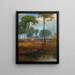 Tarpon Springsin varhaisesta aamusta - George Inness — kehystetty taideteos seinällä