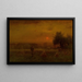 Illan hämy - George Inness — kehystetty taideteos seinällä