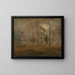 Päivä harmaassa Goochlandissa - George Inness — kehystetty taideteos seinällä