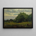 Aikakauden sadonkorjuumaalaus - George Inness — kehystetty taideteos seinällä