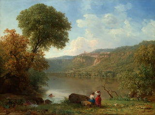 Lac Nemi - George Inness — näkymä teoksesta