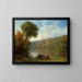 Lac Nemi - George Inness — kehystetty taideteos seinällä
