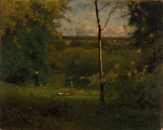 Näkymä joelle - George Inness — näkymä teoksesta