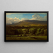 Medway, Massachusetts - George Inness — kehystetty taideteos seinällä