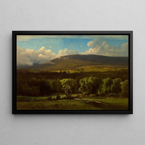 Medway, Massachusetts - George Inness — kehystetty taideteos seinällä