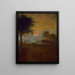 Lever de lune - George Inness — kehystetty taideteos seinällä