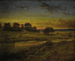 Pâturage à l'aube - George Inness — näkymä teoksesta