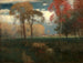 Auringonpaisteinen syksypäivä - George Inness — näkymä teoksesta