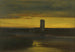 Hehku auringonlaskun jälkeen, Italia - George Inness — näkymä teoksesta