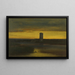 Hehku auringonlaskun jälkeen, Italia - George Inness — kehystetty taideteos seinällä