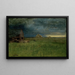 La Ferme solitaire Nantucket - George Inness — kehystetty taideteos seinällä