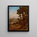 Vallée près de Pérouse - George Inness — kehystetty taideteos seinällä