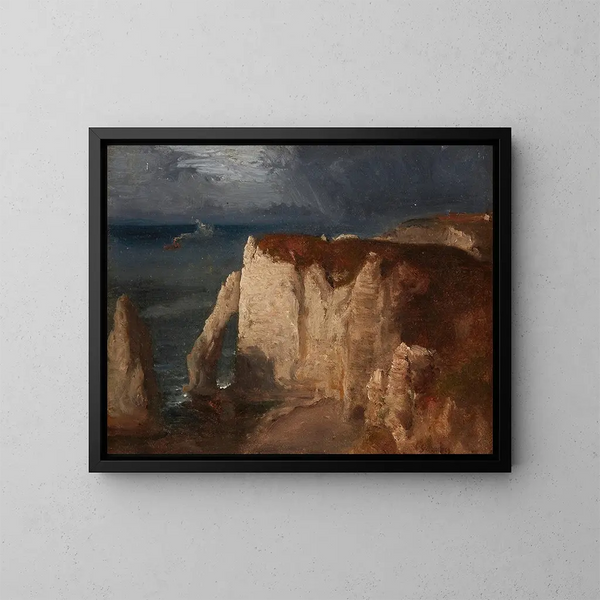 Étretat - George Inness — kehystetty taideteos seinällä