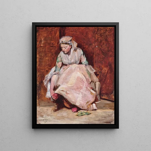 George John Pinwell - The new slipper.webp