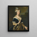 Portrait de Lady Elizabeth Howard 1701-1739 Fille aînée de Charles Howard 3e comte de Carlisle en costume turc - George Knapton — kehystetty taideteos seinällä