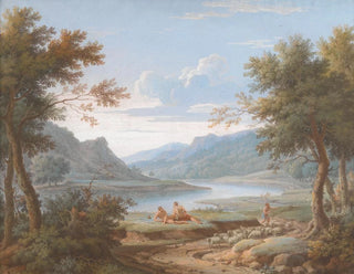 Un paysage arcadien - George Lambert — näkymä teoksesta