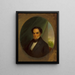 Daniel Webster - George Linen — kehystetty taideteos seinällä
