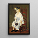 Pilkullinen mekko - George Luks — kehystetty taideteos seinällä
