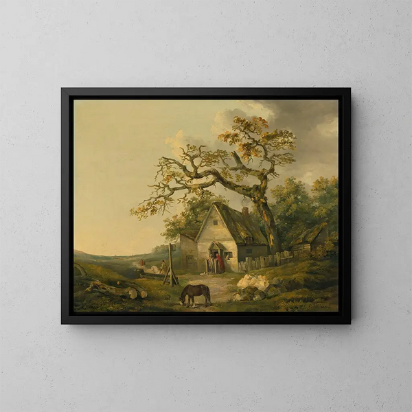 - George Morland — kehystetty taideteos seinällä