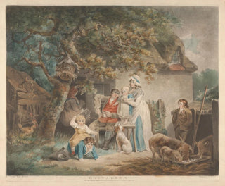 "Les paysans" - George Morland — näkymä teoksesta