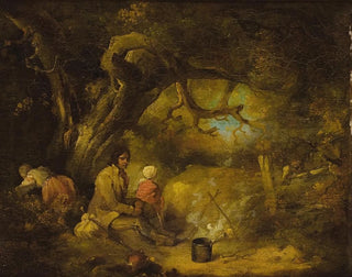 Campement de gitans - George Morland — näkymä teoksesta
