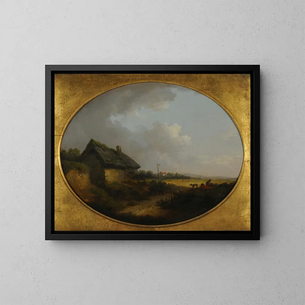 Maisema - George Morland — kehystetty taideteos seinällä