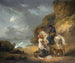 Kalastustuotteiden myynti - George Morland — näkymä teoksesta