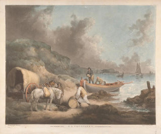 Konttorinvartijat - George Morland — näkymä teoksesta