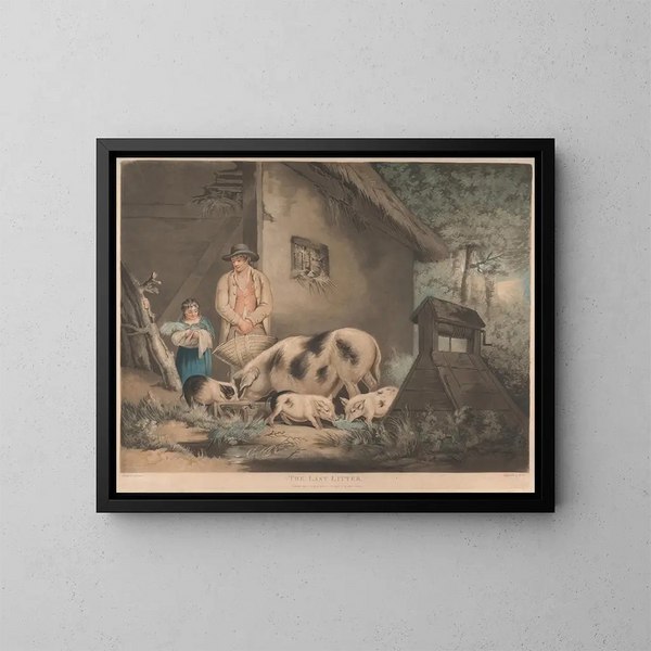 Viimeinen matka - George Morland — kehystetty taideteos seinällä