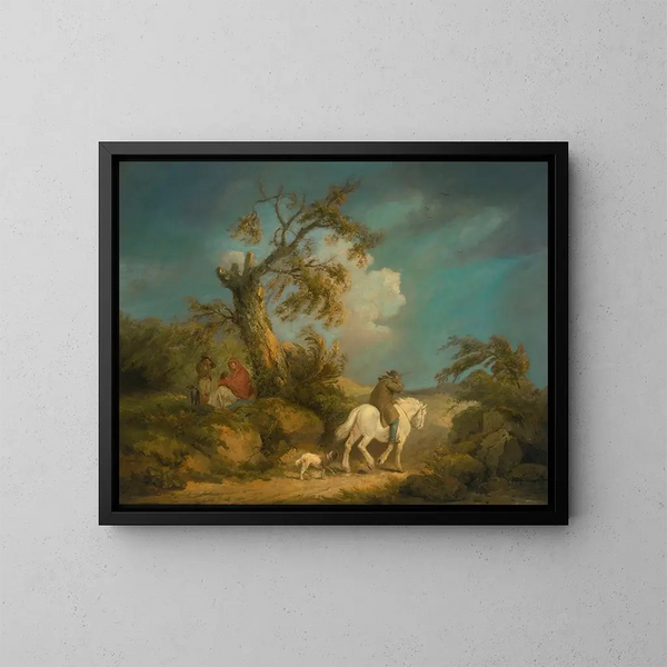La Tempête - George Morland — kehystetty taideteos seinällä