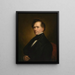 Franklin Pierce - George Peter Alexander Healy — kehystetty taideteos seinällä