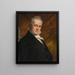 James Buchanan - George Peter Alexander Healy — kehystetty taideteos seinällä