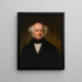 Martin Van Buren - George Peter Alexander Healy — kehystetty taideteos seinällä