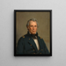 Zachary Taylor - George Peter Alexander Healy — kehystetty taideteos seinällä