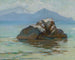 La péninsule de Sorrente depuis Capri - George Randolph Barse — näkymä teoksesta