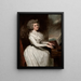 Charlotte Mme Thomas Raikes - George Romney — kehystetty taideteos seinällä
