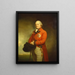Major-général Sir Archibald Campbell - George Romney — kehystetty taideteos seinällä