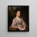 Mademoiselle Kirkpatrick - George Romney — kehystetty taideteos seinällä