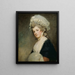Mme Mary Robinson - George Romney — kehystetty taideteos seinällä
