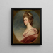 Portrait de Lady Emilia Kerr - George Romney — kehystetty taideteos seinällä