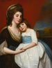 Portrait de Lady Georgiana Smyth vers 1757-1799 et de son fils - George Romney — näkymä teoksesta