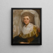 Portrait de Mme Francis Ingram - George Romney — kehystetty taideteos seinällä